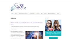 Desktop Screenshot of beaboveleadership.com